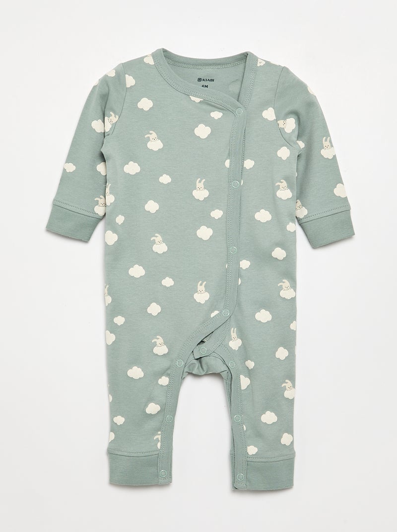 Conjunto de 2 pijamas - coleção fácil de vestir Verde - Kiabi
