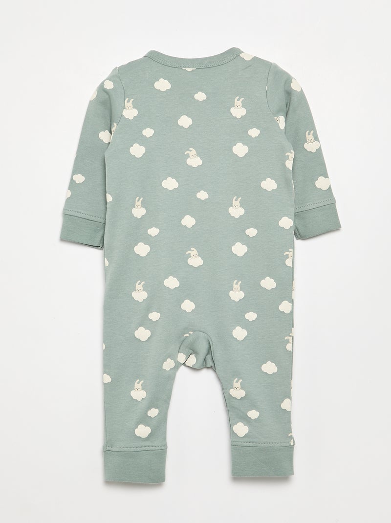 Conjunto de 2 pijamas - coleção fácil de vestir Verde - Kiabi