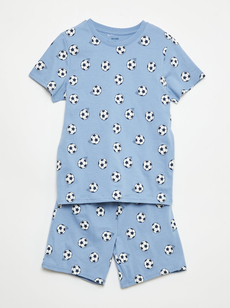 Conjunto de 2 pijamas Azul - Kiabi
