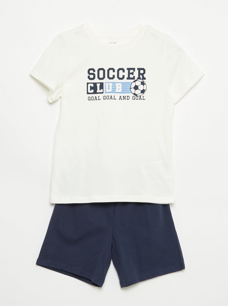Conjunto de 2 pijamas Azul - Kiabi