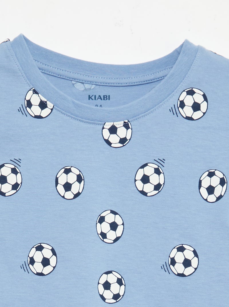 Conjunto de 2 pijamas Azul - Kiabi
