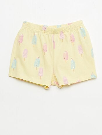 Pack de 2 conjuntos de pijama curto em jersey de algodão