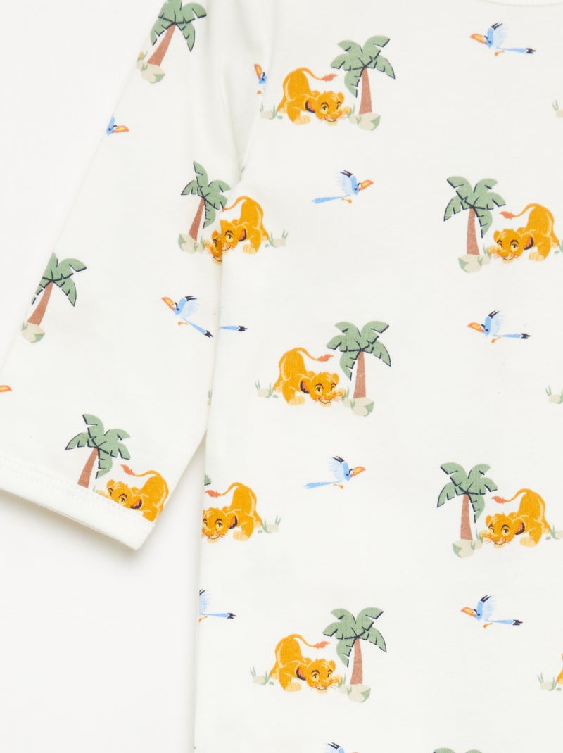 Conjunto de 2 pijamas 'Simba' Bege - Kiabi