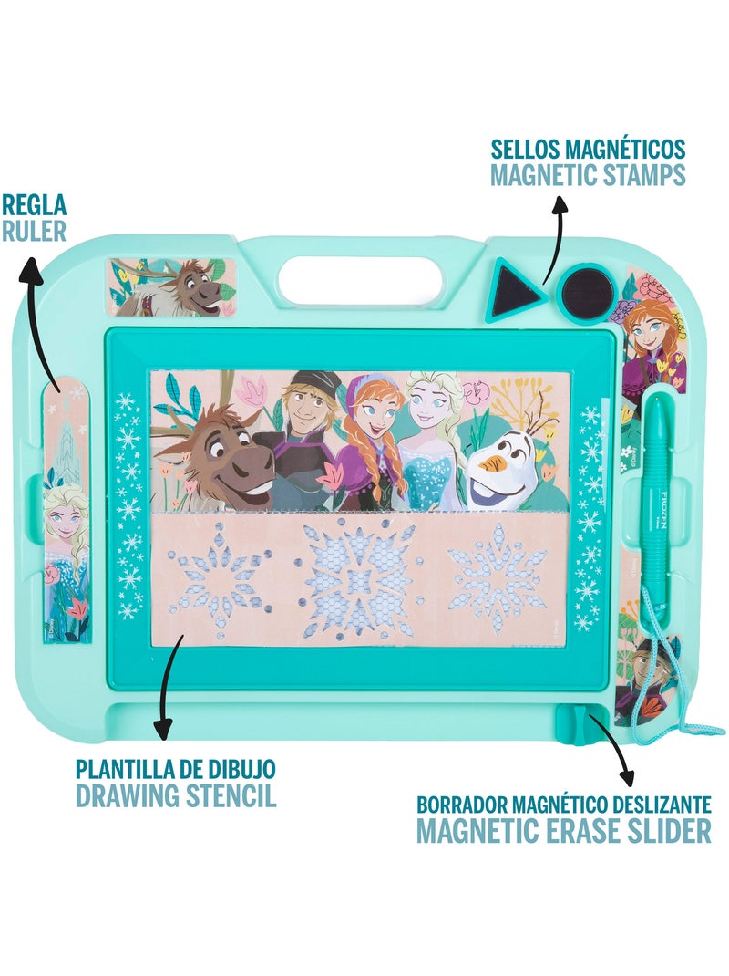 Conjunto de 2 quadros magnéticos frozen com caneta magnética N/D - Kiabi