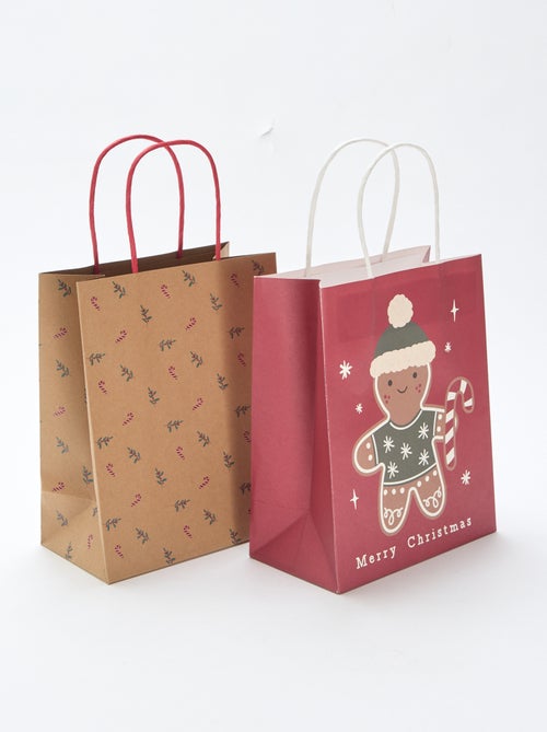 Conjunto de 2 sacos de papel - Kiabi