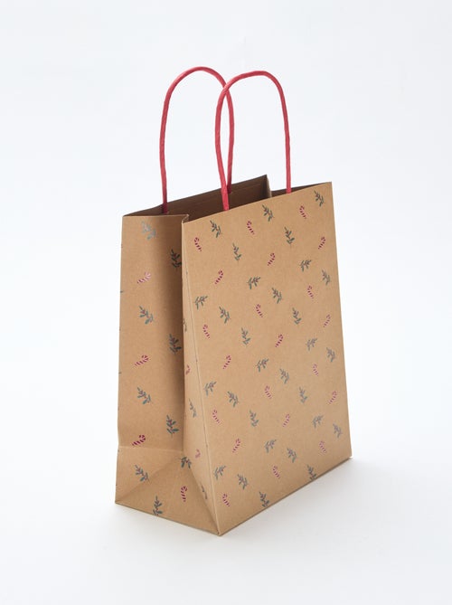 Conjunto de 2 sacos de papel - Kiabi