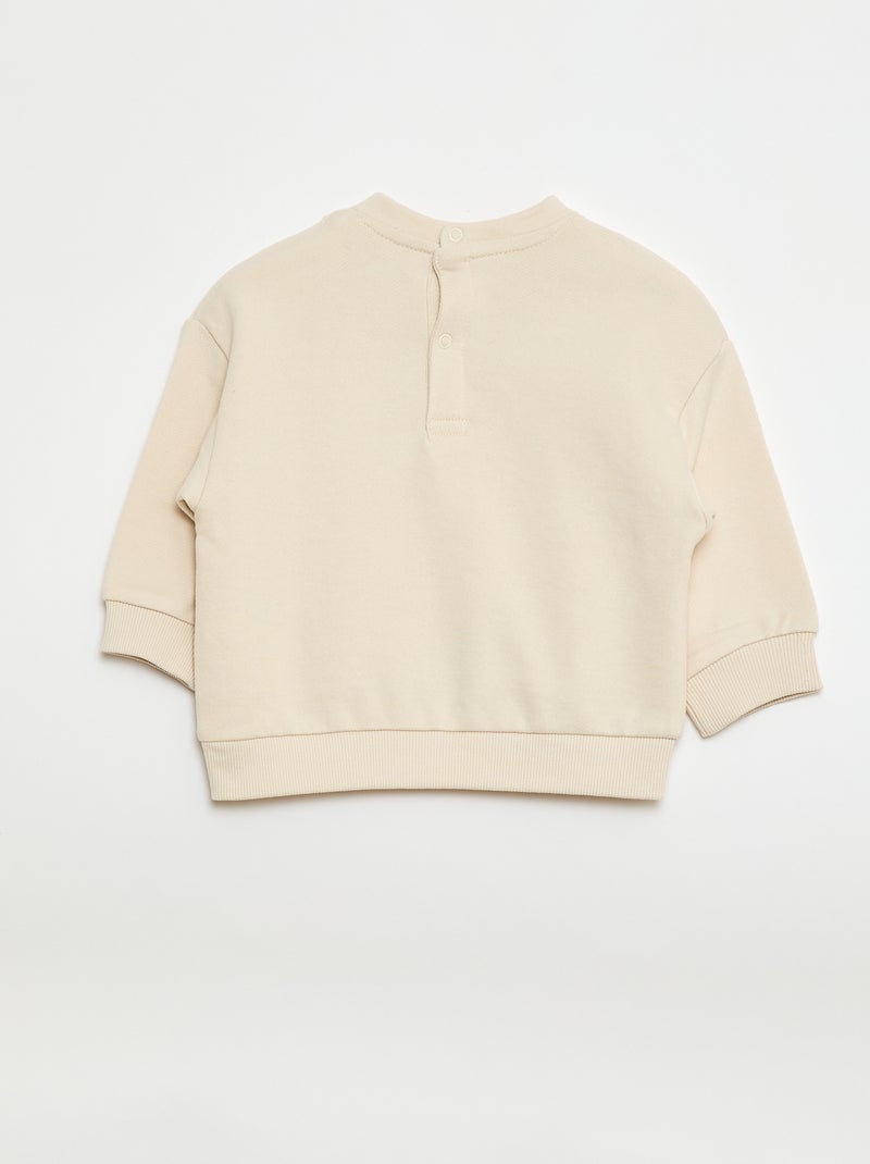 Conjunto de 2 sweatshirts em french terry Cinza - Kiabi