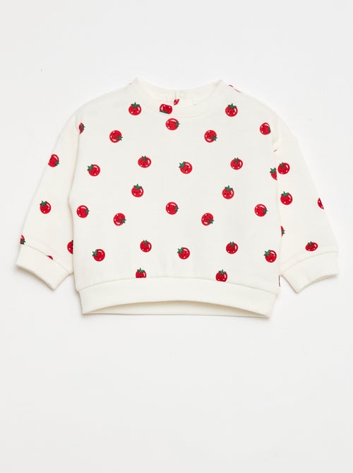 Conjunto de 2 sweatshirts em moletom leve (French Terry) - 2 peças - Kiabi