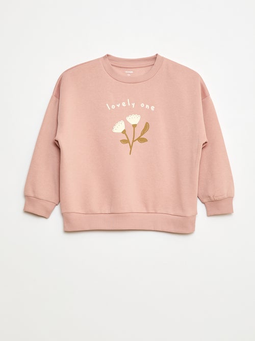 Conjunto de 2 sweatshirts estampadas em algodão - Kiabi