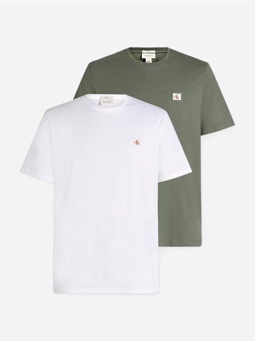 Conjunto de 2 t-shirts - calvin klein - Kiabi Conjunto de 2 t-shirts - calvin klein - Kiabi