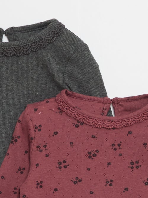 Conjunto de 2 t-shirts + leggings - 2 peças - Kiabi