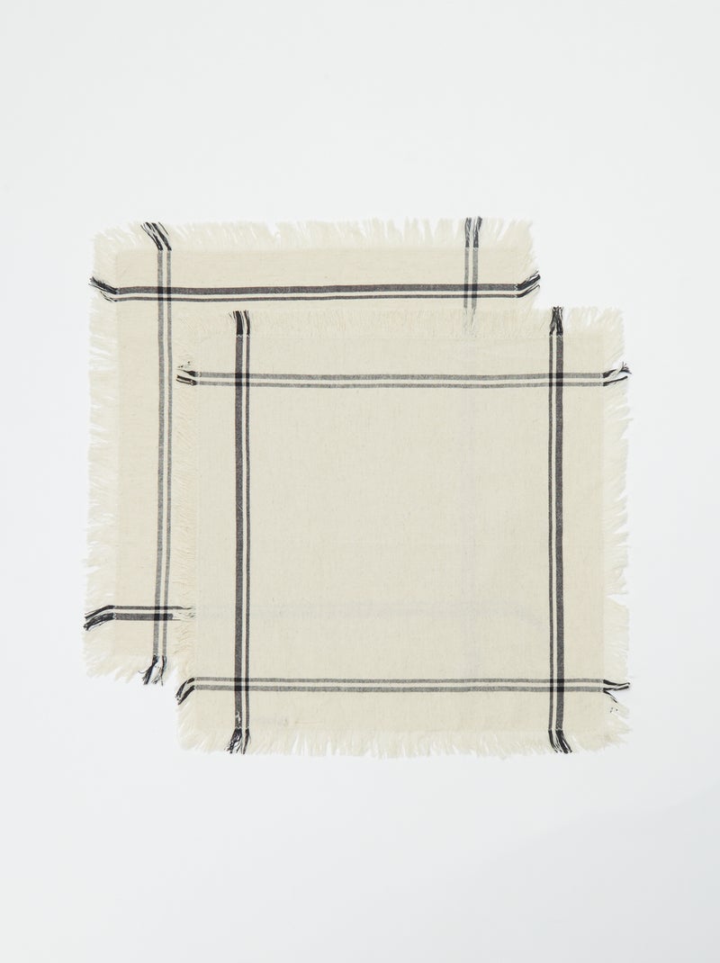 Conjunto de 2 toalhas - Kiabi Home BEGE - Kiabi