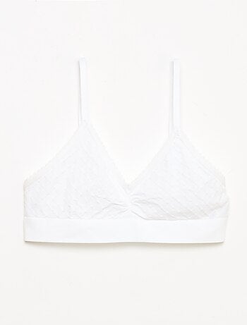 Conjunto de 2 tops sem aro em malha acolchoada