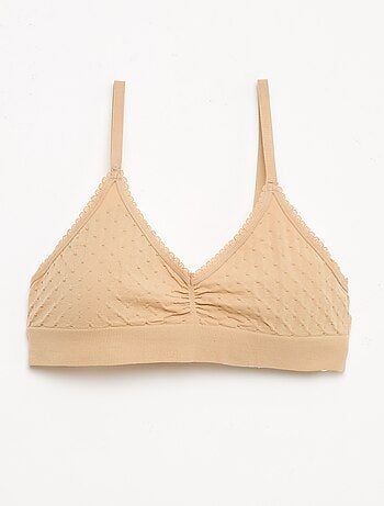 Conjunto de 2 tops sem aro em malha acolchoada