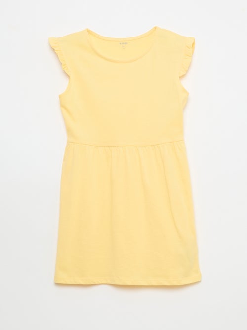 Conjunto de 2 vestidos de jersey sem mangas com folhos - Kiabi