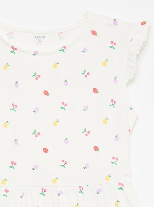 Conjunto de 2 vestidos de jersey sem mangas com folhos - Kiabi