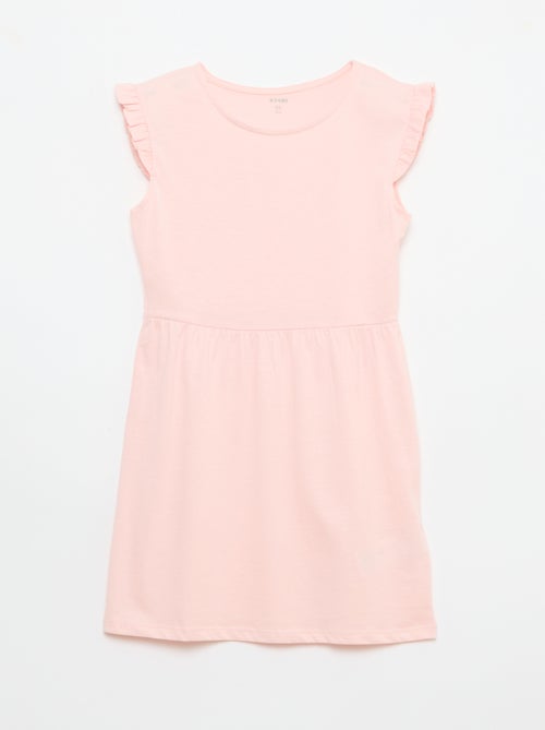 Conjunto de 2 vestidos de jersey sem mangas com folhos - Kiabi