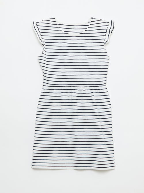 Conjunto de 2 vestidos de jersey sem mangas com folhos - Kiabi