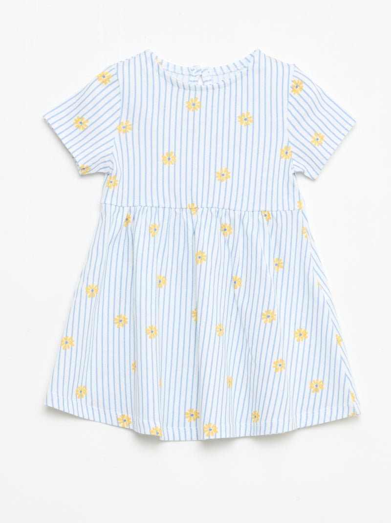 Conjunto de 2 vestidos de manga curta Azul - Kiabi