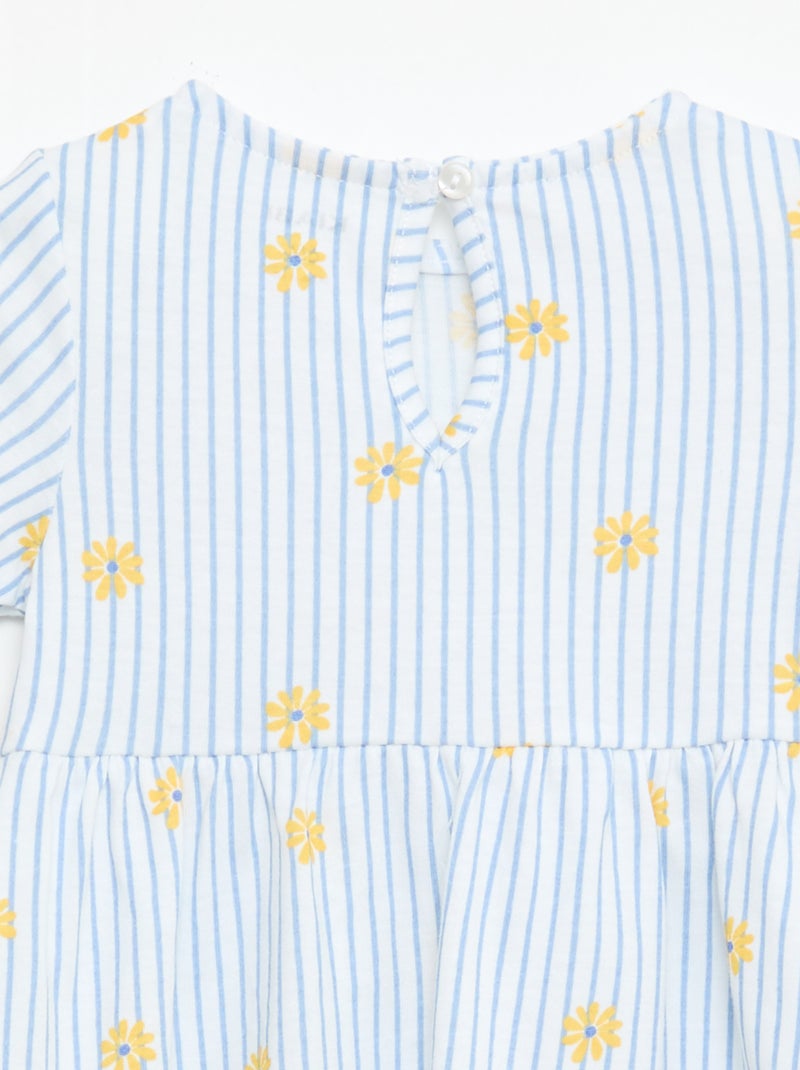 Conjunto de 2 vestidos de manga curta Azul - Kiabi