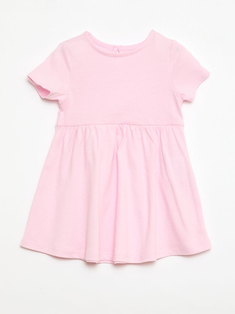 Conjunto de 2 vestidos de manga curta Branco - Kiabi