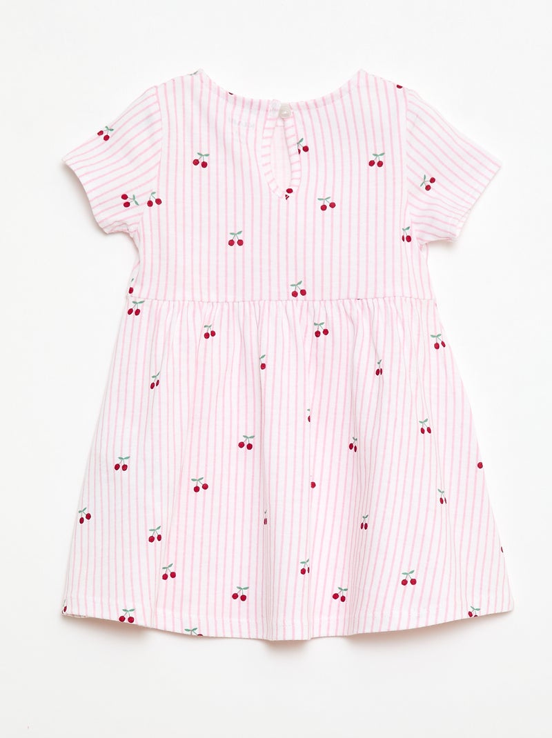 Conjunto de 2 vestidos de manga curta Branco - Kiabi