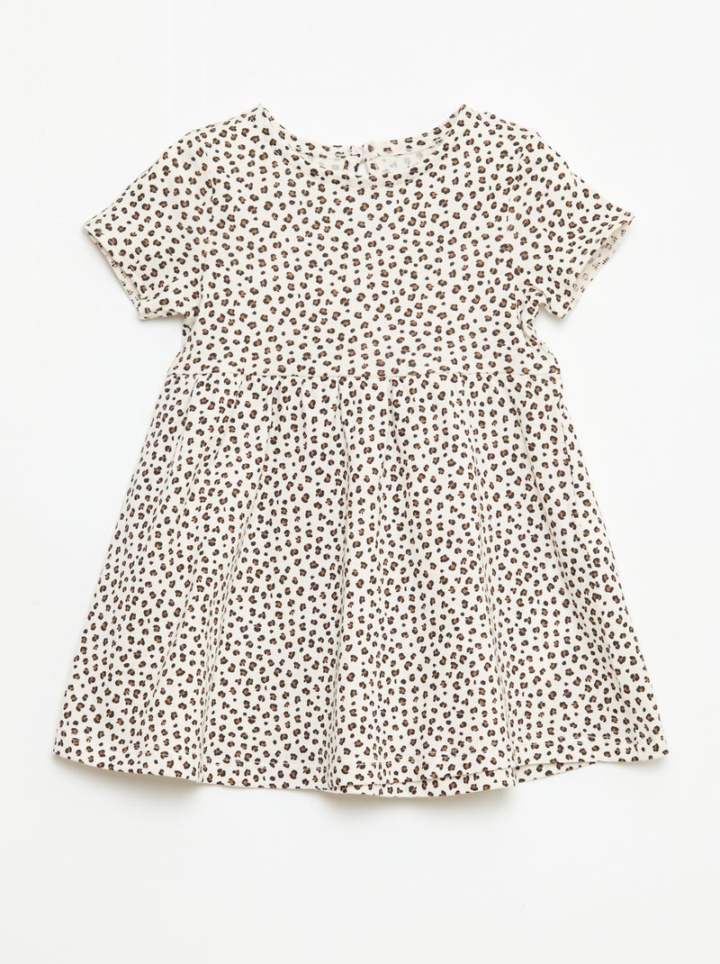 Conjunto de 2 vestidos de manga curta Branco - Kiabi