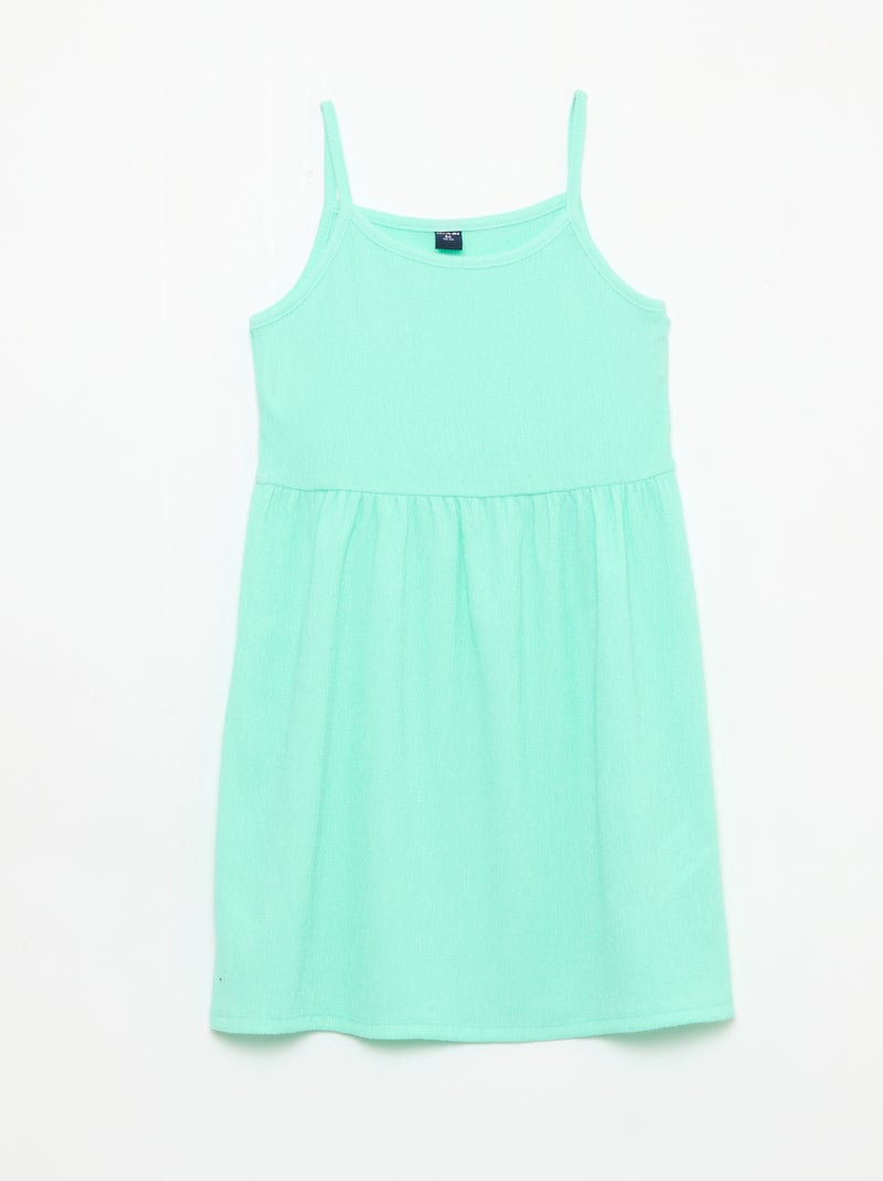 Conjunto de 2 vestidos em malha crepe Azul - Kiabi