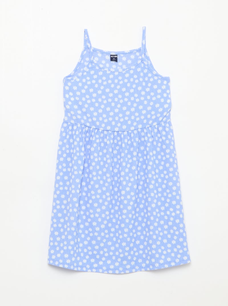Conjunto de 2 vestidos em malha crepe Azul - Kiabi