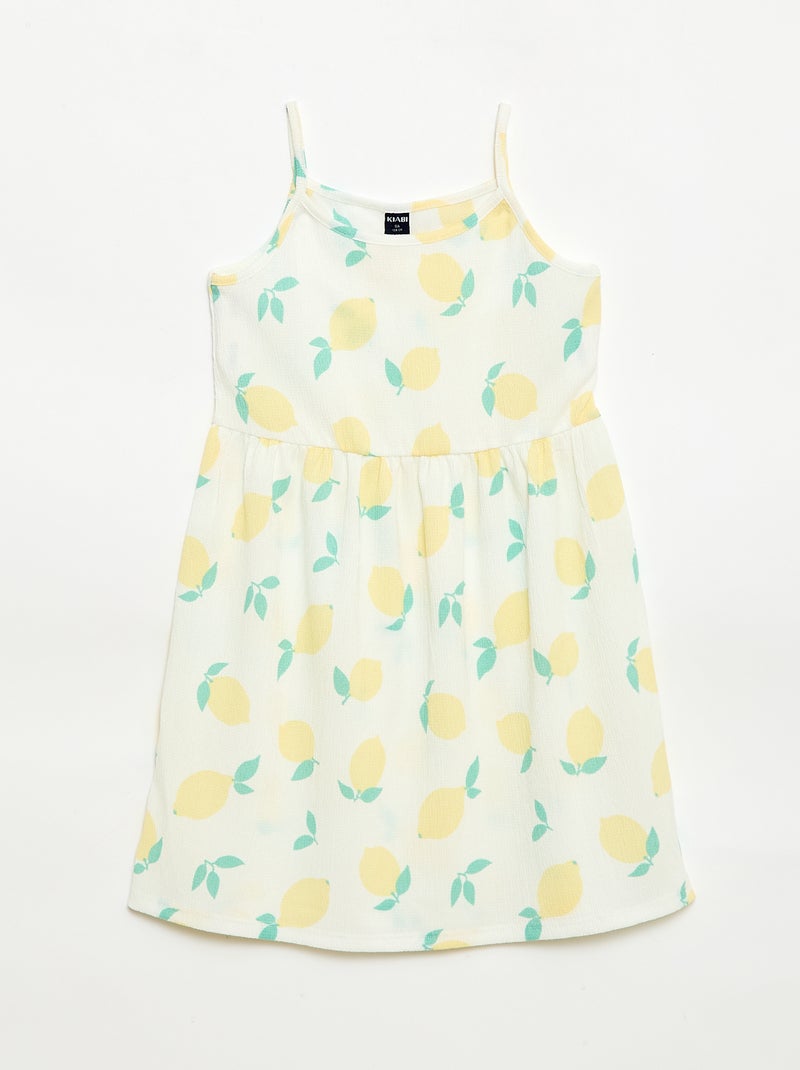 Conjunto de 2 vestidos em malha crepe Branco - Kiabi