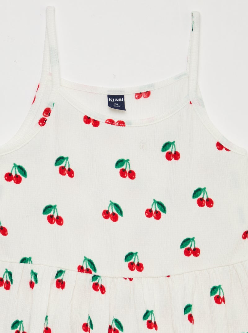 Conjunto de 2 vestidos em malha crepe Branco - Kiabi
