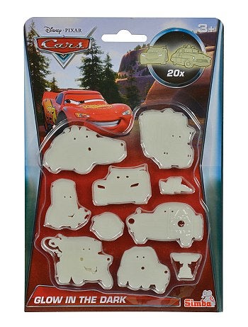 Conjunto de 20 autocolantes 'Carros' fosforescentes - Kiabi