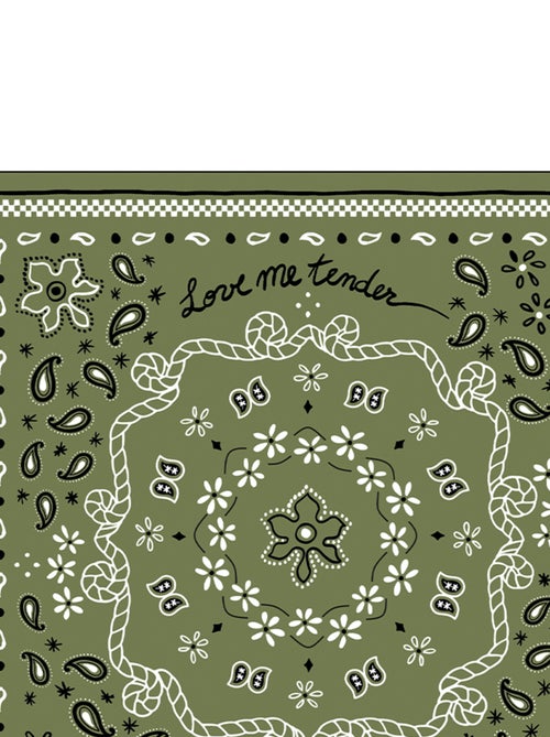 Conjunto de 20 toalhas de papel em formato de bandana - Kiabi
