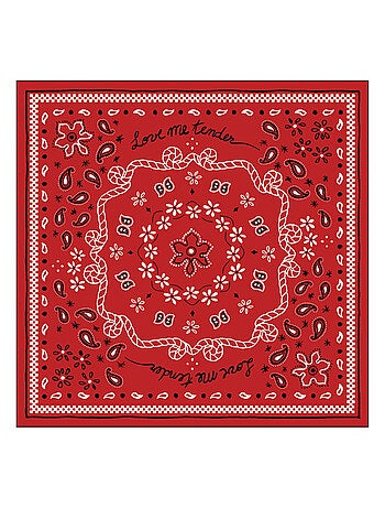 Conjunto de 20 toalhas de papel em formato de bandana