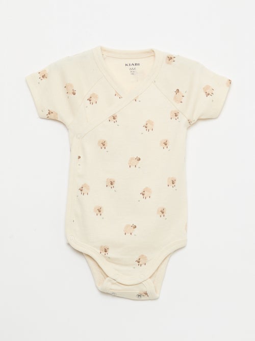 Conjunto de 3 bodies de manga curta - Kiabi