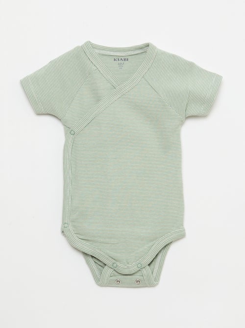 Conjunto de 3 bodies de manga curta - Kiabi