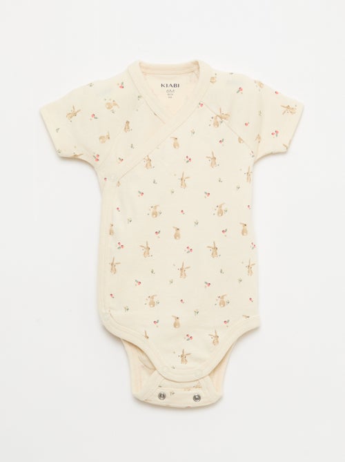 Conjunto de 3 bodies de manga curta - Kiabi