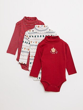 Pack de 3 bodies duráveis