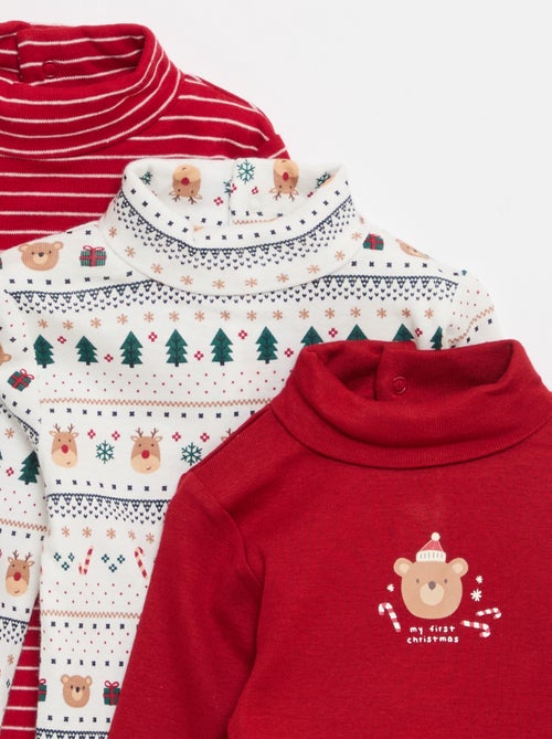 Conjunto de 3 bodies duráveis - Kiabi