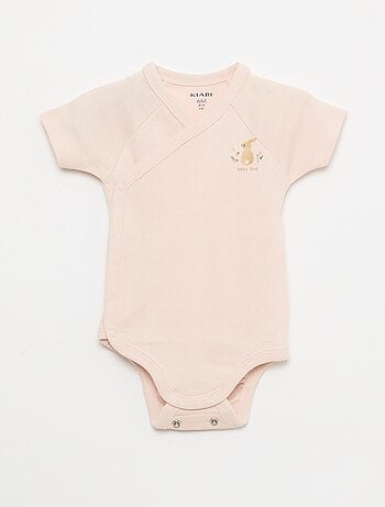 Conjunto de 3 bodies evolutivos de manga curta