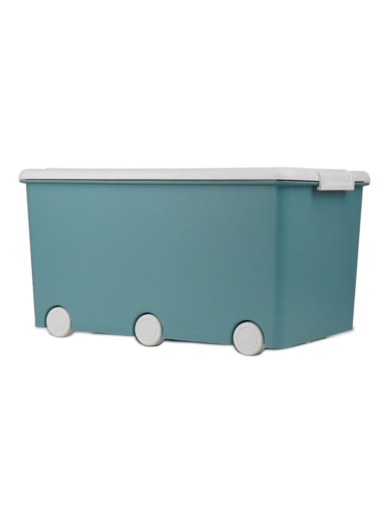 Conjunto de 3 caixas de arrumação playbox - maxi Turquesa - Kiabi