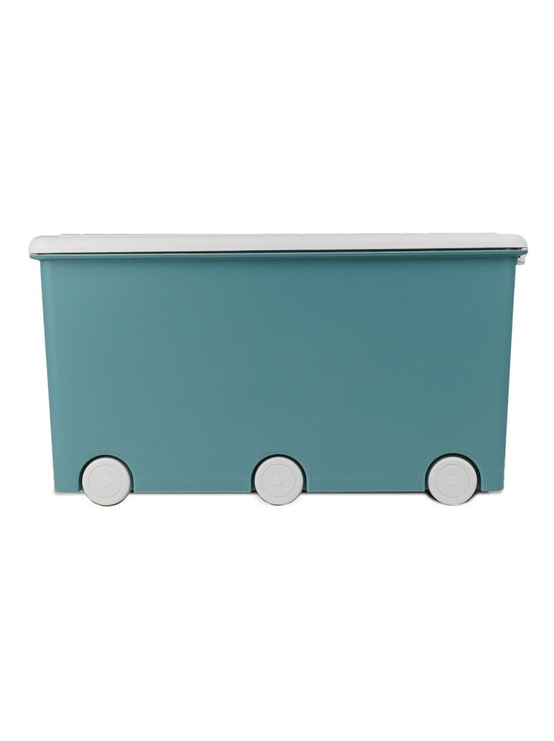 Conjunto de 3 caixas de arrumação playbox - maxi Turquesa - Kiabi