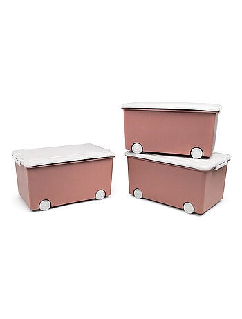 Conjunto de 3 caixas de arrumação playbox - medium