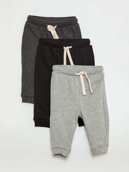 Conjunto de 3 calças de jogging - Kiabi
