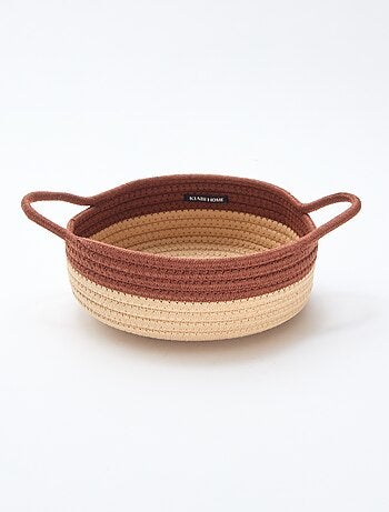 Conjunto de 3 cestos com corda