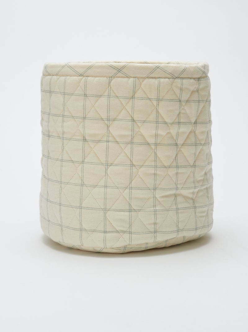 Conjunto de 3 cestos de tecido - Kiabi Home BRANCO - Kiabi
