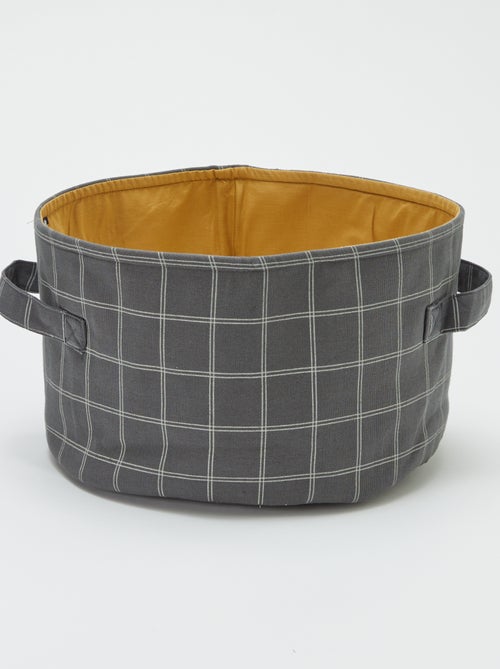 Conjunto de 3 cestos em tecido - Kiabi Home - Kiabi