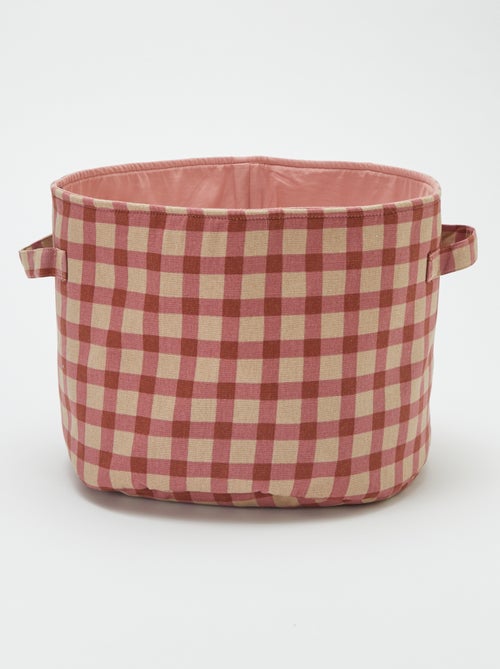 Conjunto de 3 cestos em tecido - Kiabi Home - Kiabi