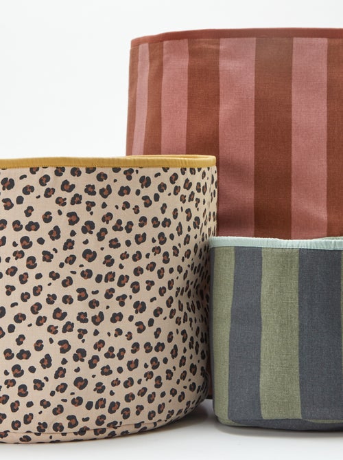 Conjunto de 3 cestos para roupa suja - Kiabi Home - Kiabi
