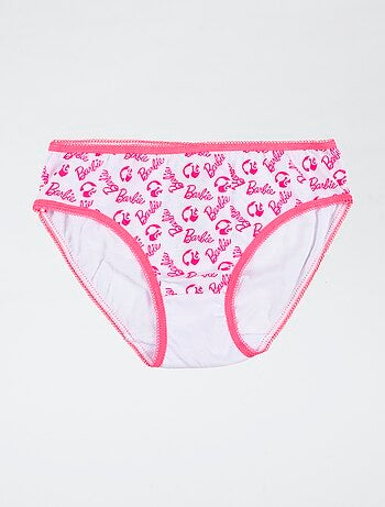 Conjunto de 3 cuecas 'Barbie' em algodão